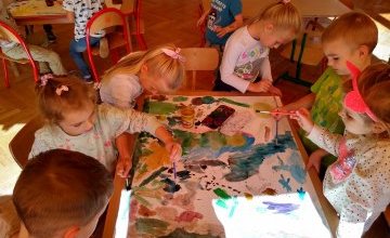 Jesienne plakaty w grupie 5. latków B