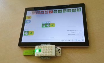 Zajęcia z robotyki.