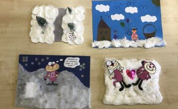 Projekt Mamy kota na punkcie mleka, konkurs plastyczny Supermoc - wzrok.