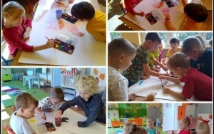 przedszkolaki podczas realizacji projektu Zabawy ze Sztuką (1)