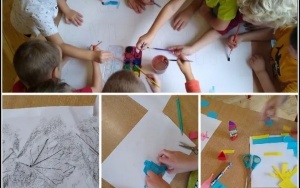 przedszkolaki podczas realizacji projektu Zabawy ze Sztuką (2)