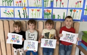 Kolorowa skarpetka 10