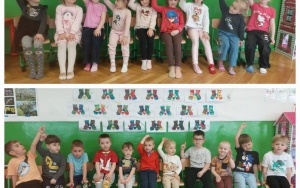 Kolorowa skarpetka 22