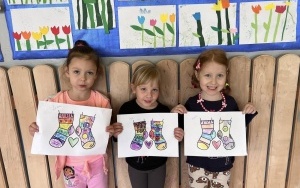 Kolorowa skarpetka 9